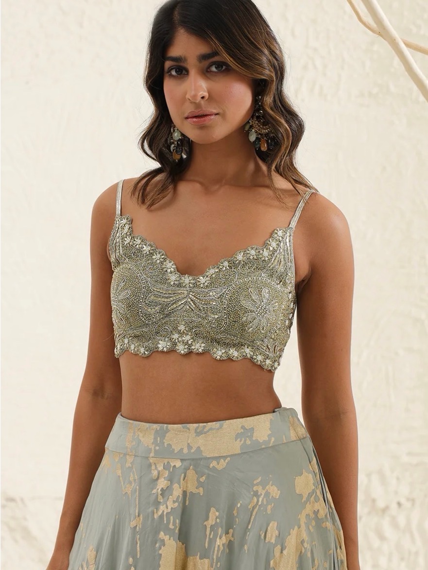 Kynah Periwrinkle Lehenga Set — image 4 of 8
